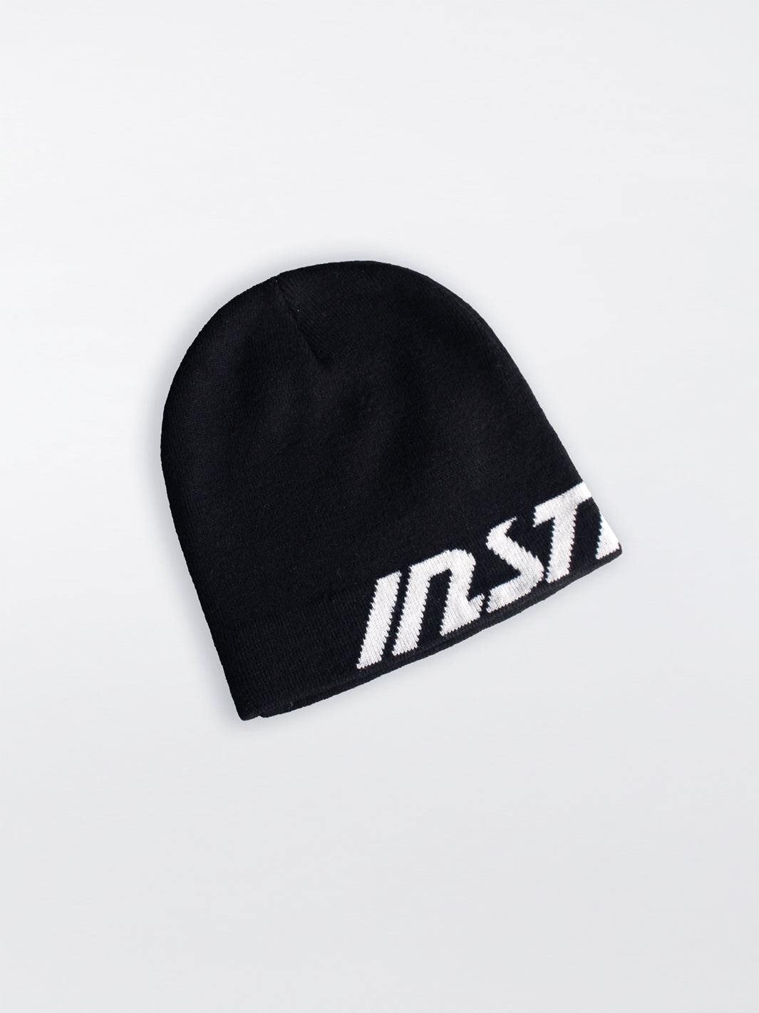 knitted instinct beanie#color_black