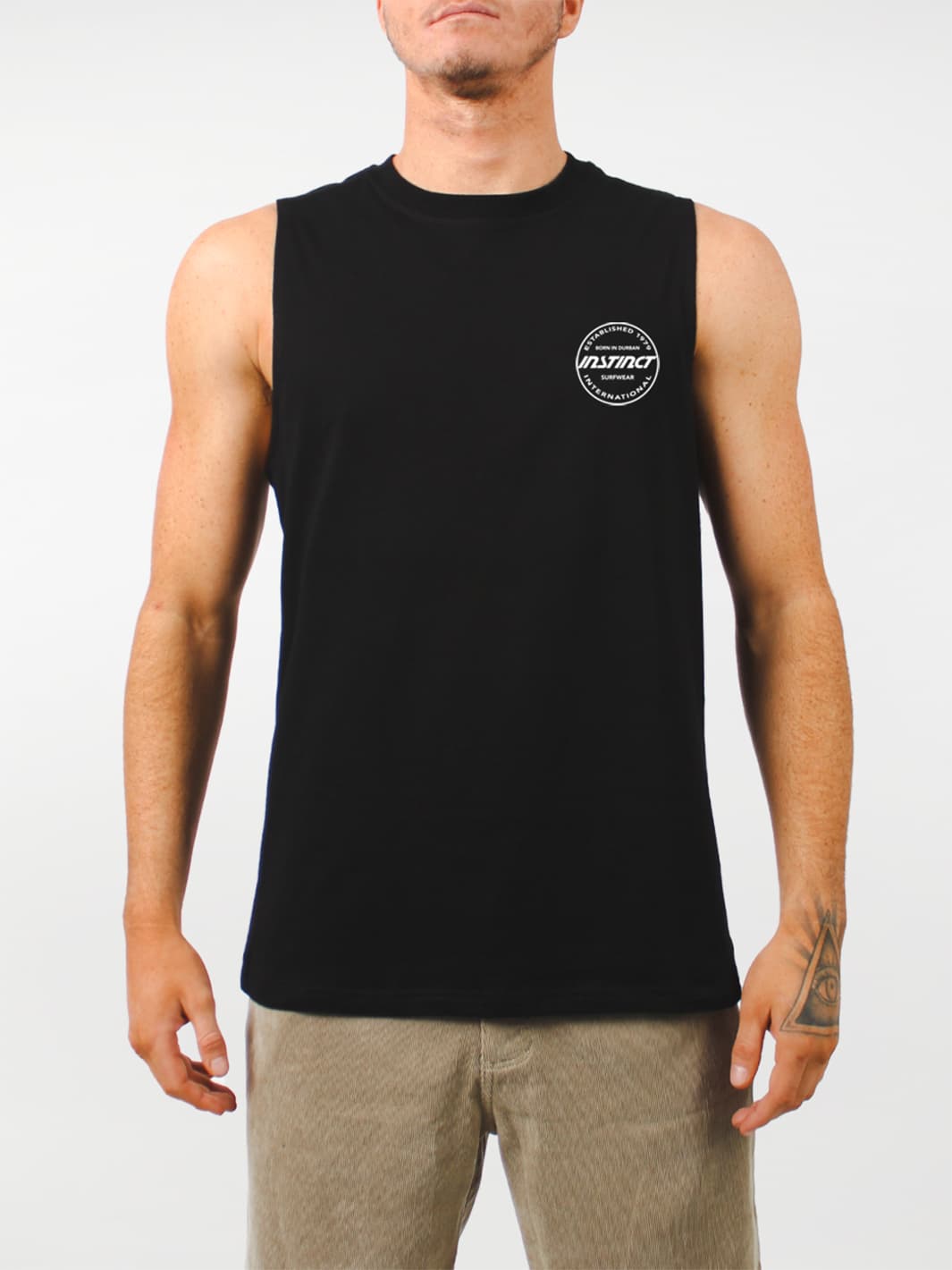 outline muscle tee#color_black